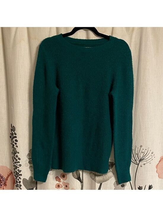 LOFT Sweaters - LOFT Teal Crew Neck Sweater Size Medium